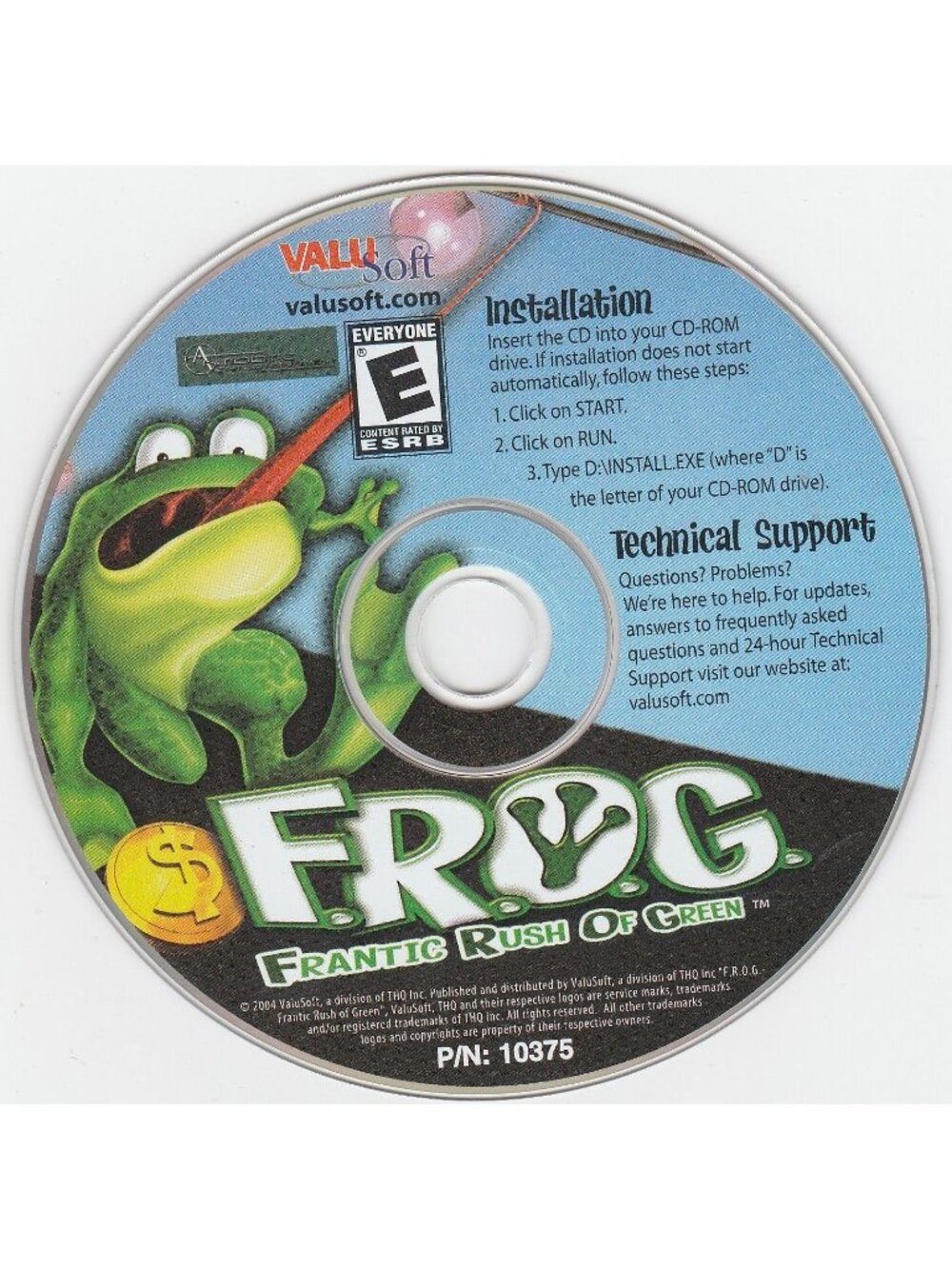 Frantic Rush Of Green Frog PC CD ROM Game Classic Arcade Fun Windows Linux - Picture 5 of 6